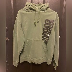 North Face Hoodie Green Md